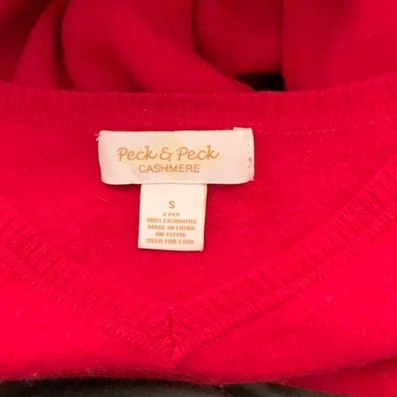 PECK & PECK cashmere pullover sweater. Size S - Picture 4 of 4